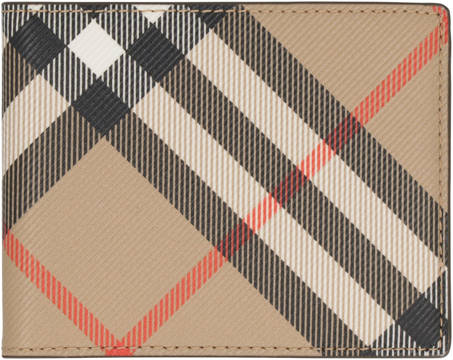 BURBERRY Check Pattern Wallet (9.5x11 cm) - Mini Size