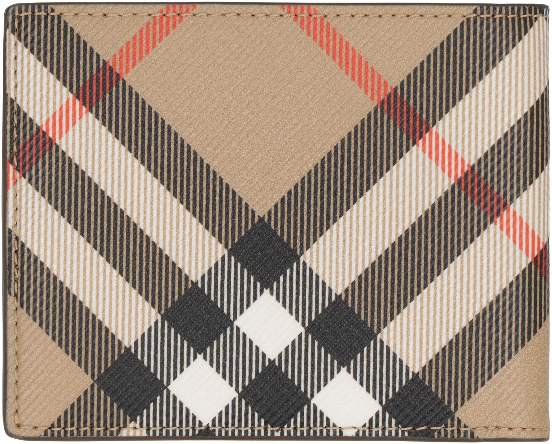 BURBERRY Check Pattern Wallet (9.5x11 cm) - Mini Size
