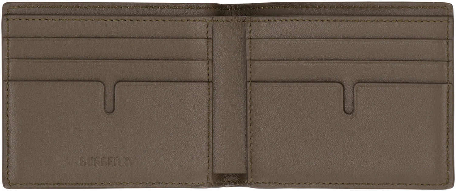 BURBERRY Check Pattern Wallet (9.5x11 cm) - Mini Size