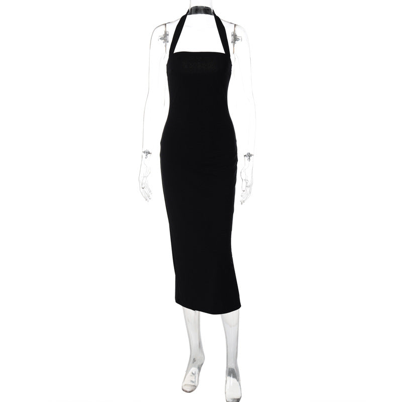 Womens Halter Neck Summer Dress