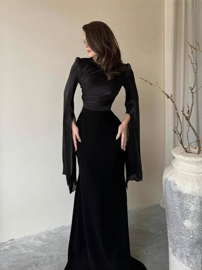 Womens Bat Sleeve Dress