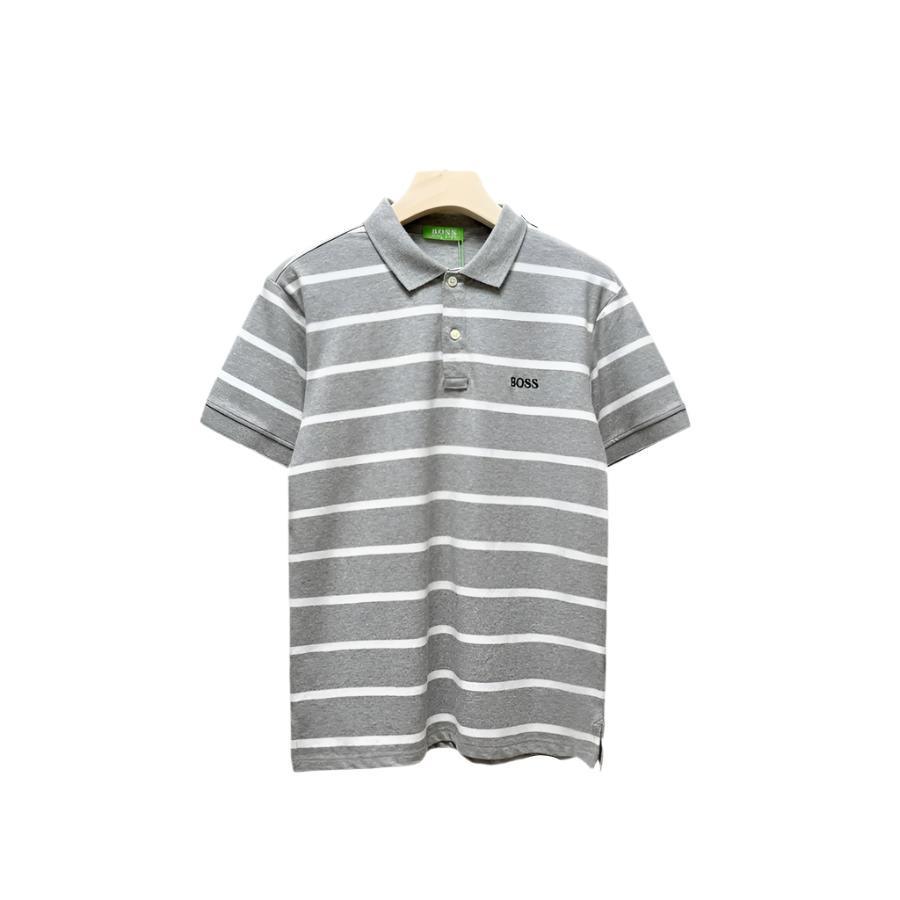 Hugo Boss Grey T-Shirt with Collar