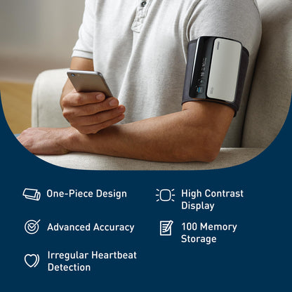 Omron M3 Comfort Digital Blood Pressure Monitor with Smart Cuff &amp; Irregular Heartbeat Detection