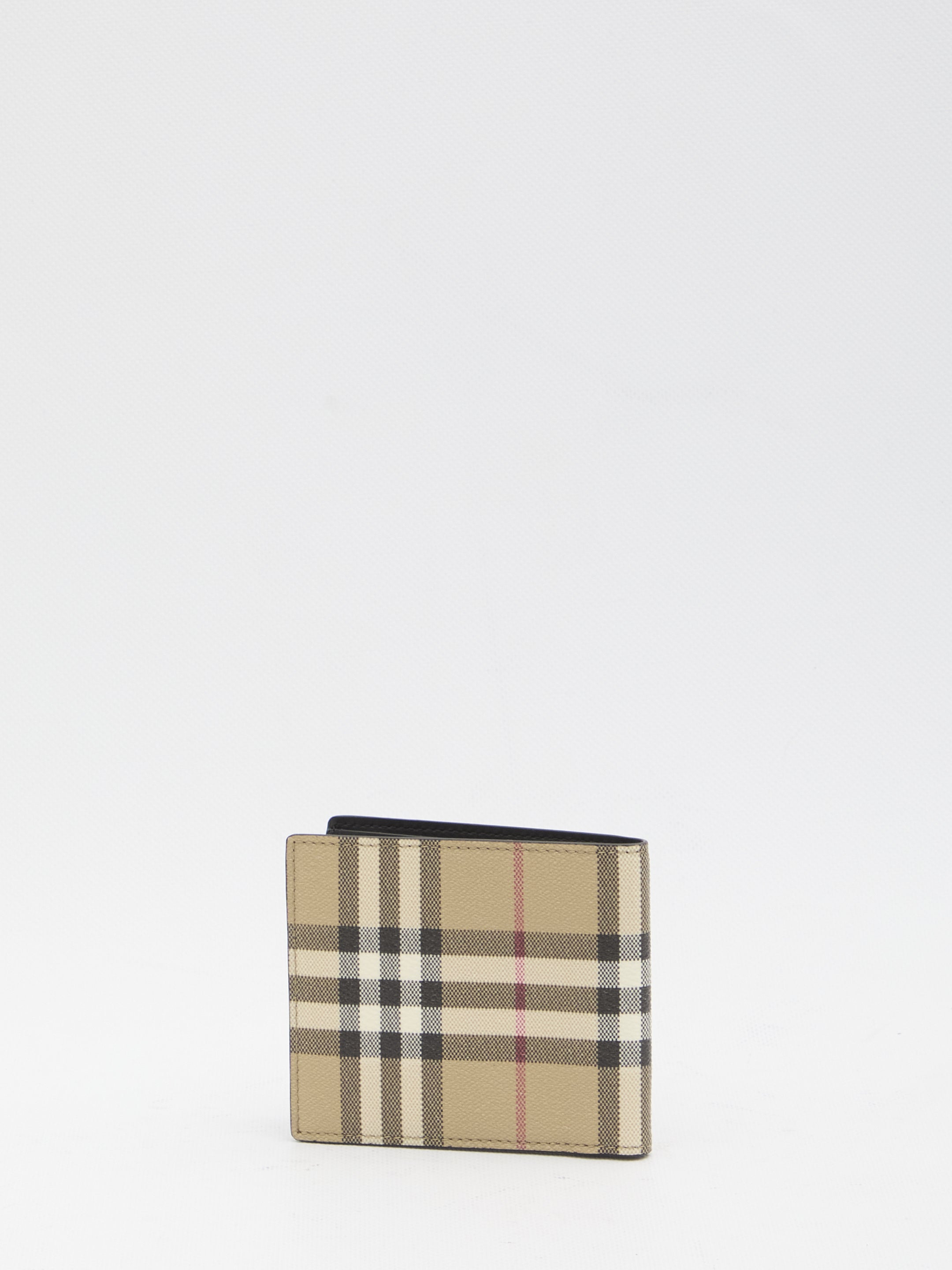 BURBERRY Mini Check Book Wallet
