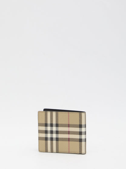BURBERRY Mini Check Book Wallet