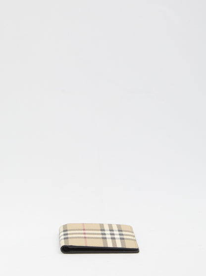 BURBERRY Mini Check Book Wallet
