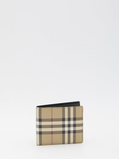 BURBERRY Mini Check Book Wallet