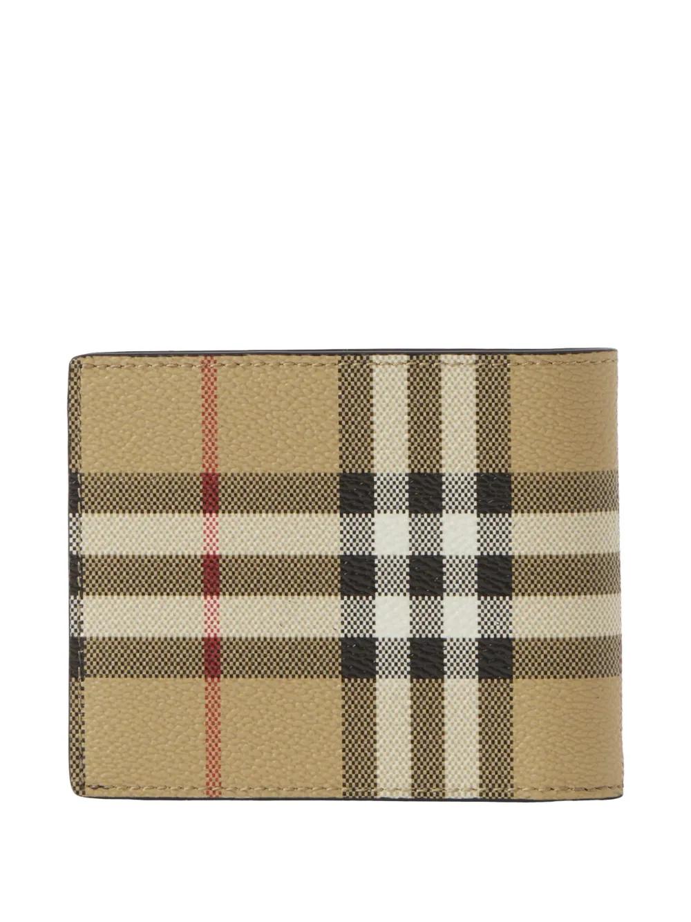 BURBERRY Checkerboard Mini Two-Fold Wallet