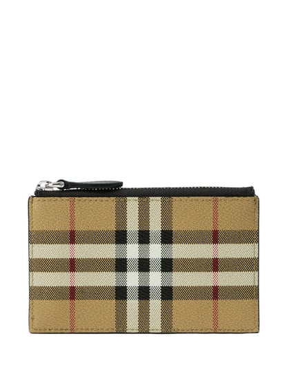 BURBERRY Checkerboard Mini Card Holder