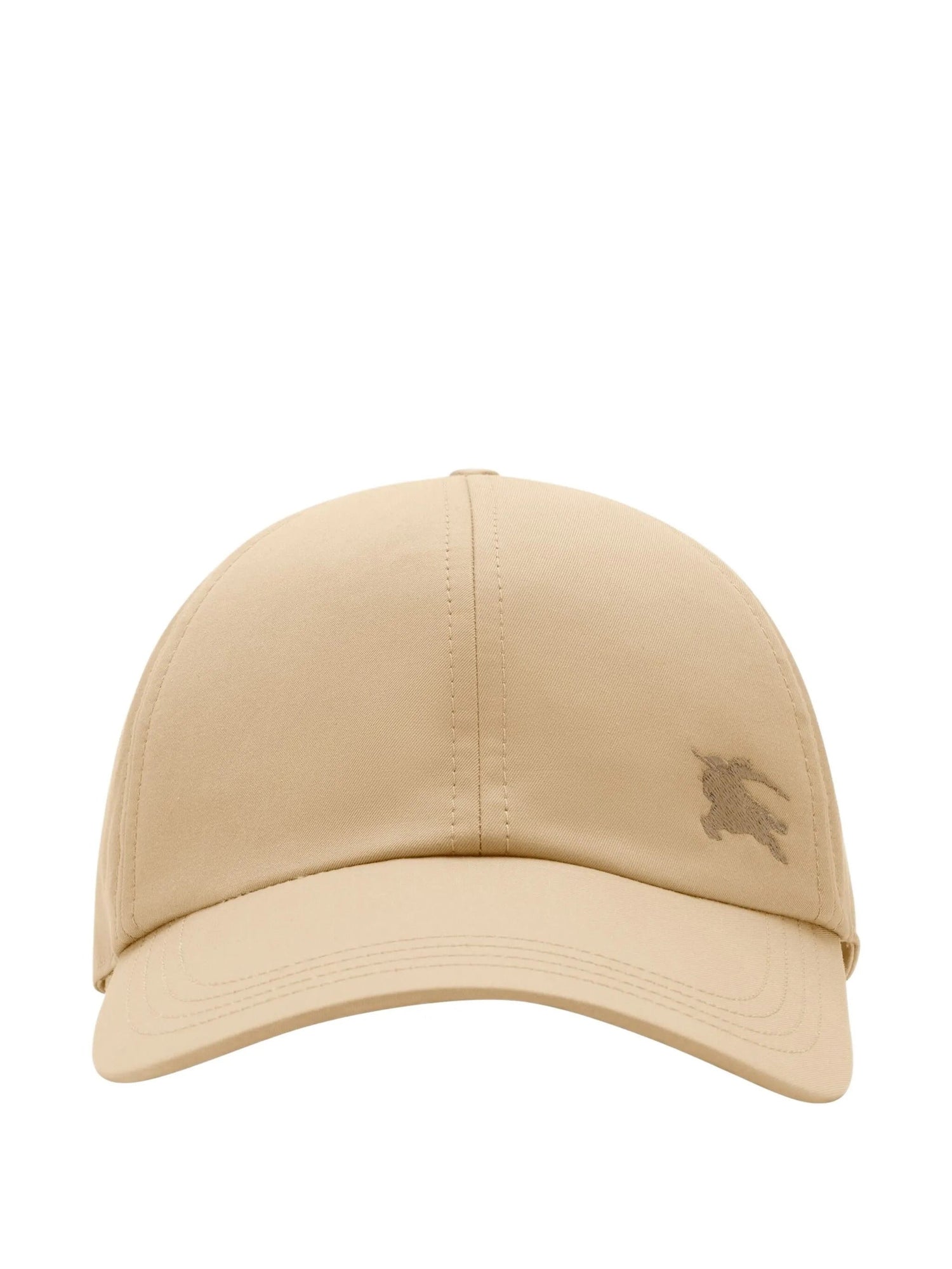 BURBERRY Gabardine Baseball Cap with Embroidered Design - Adjustable Fit