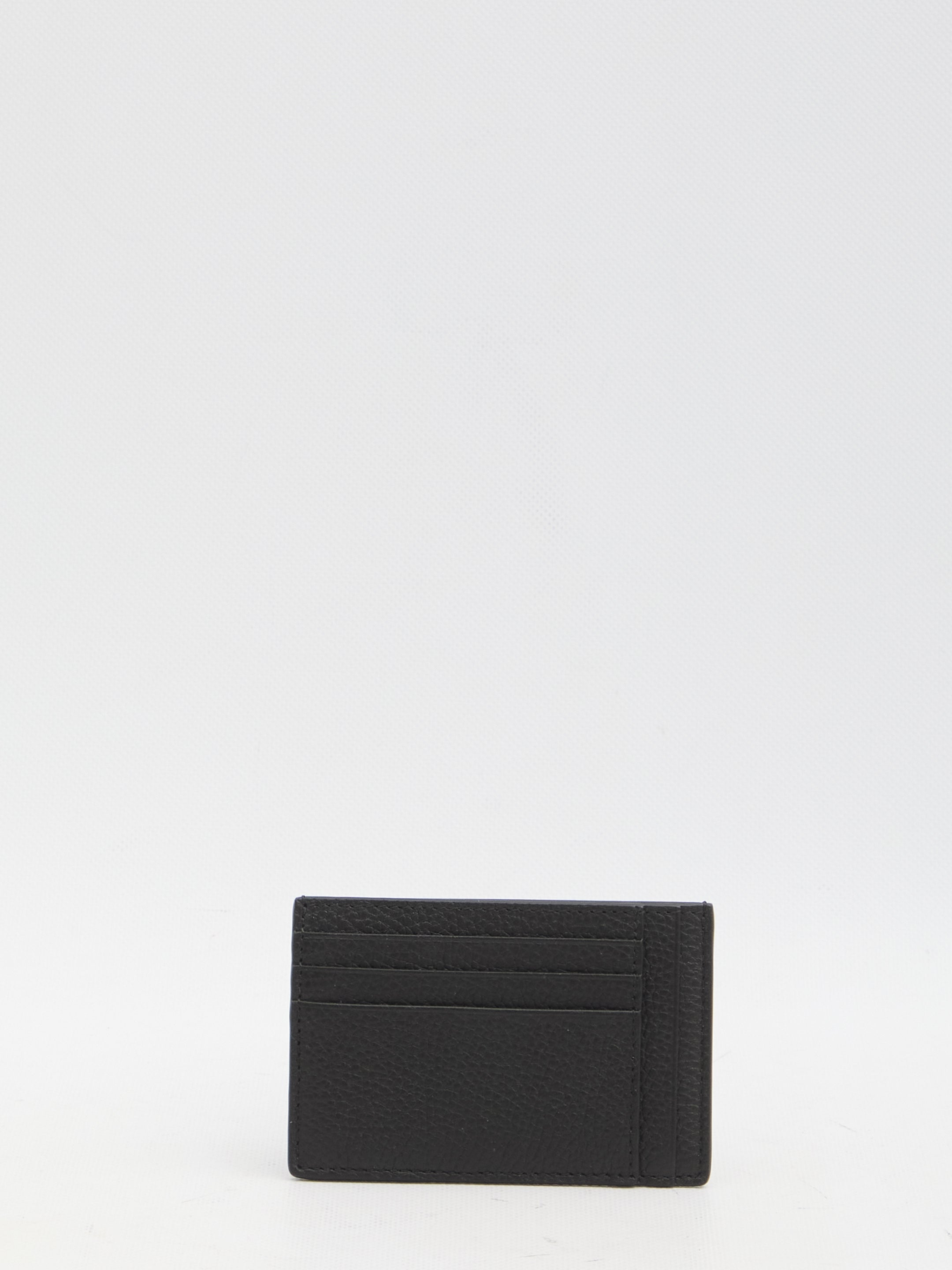 GUCCI Maxi GG Leather Card Holder - 12x8cm