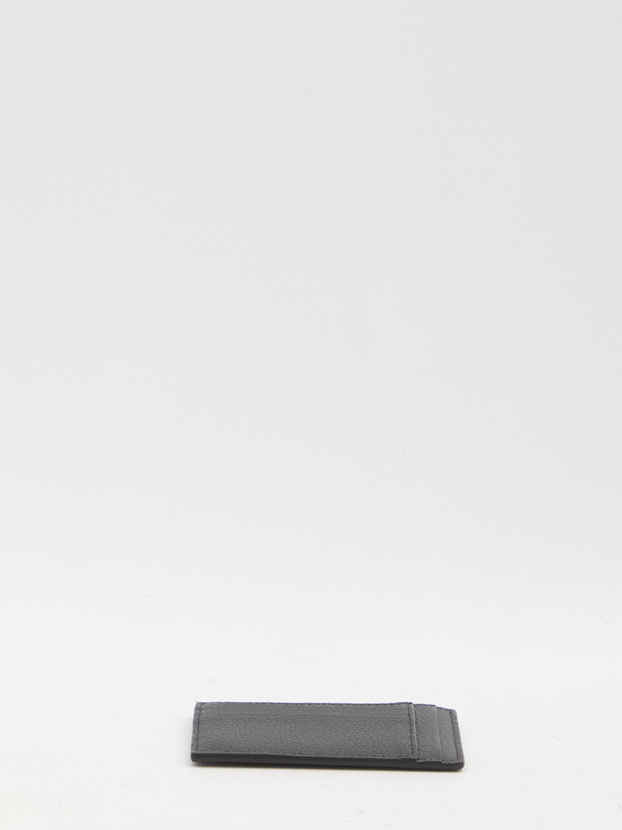 GUCCI Maxi GG Leather Card Holder - 12x8cm