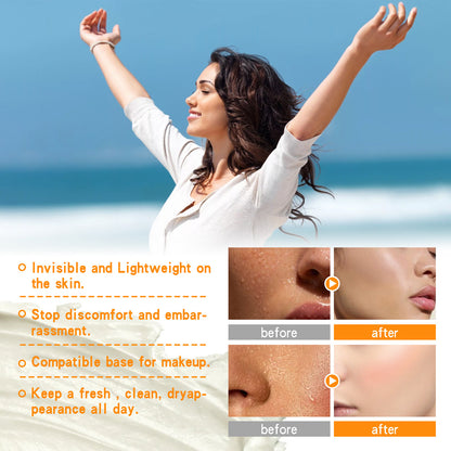 Facial Sweat Absorbing Lotion for Oil Control