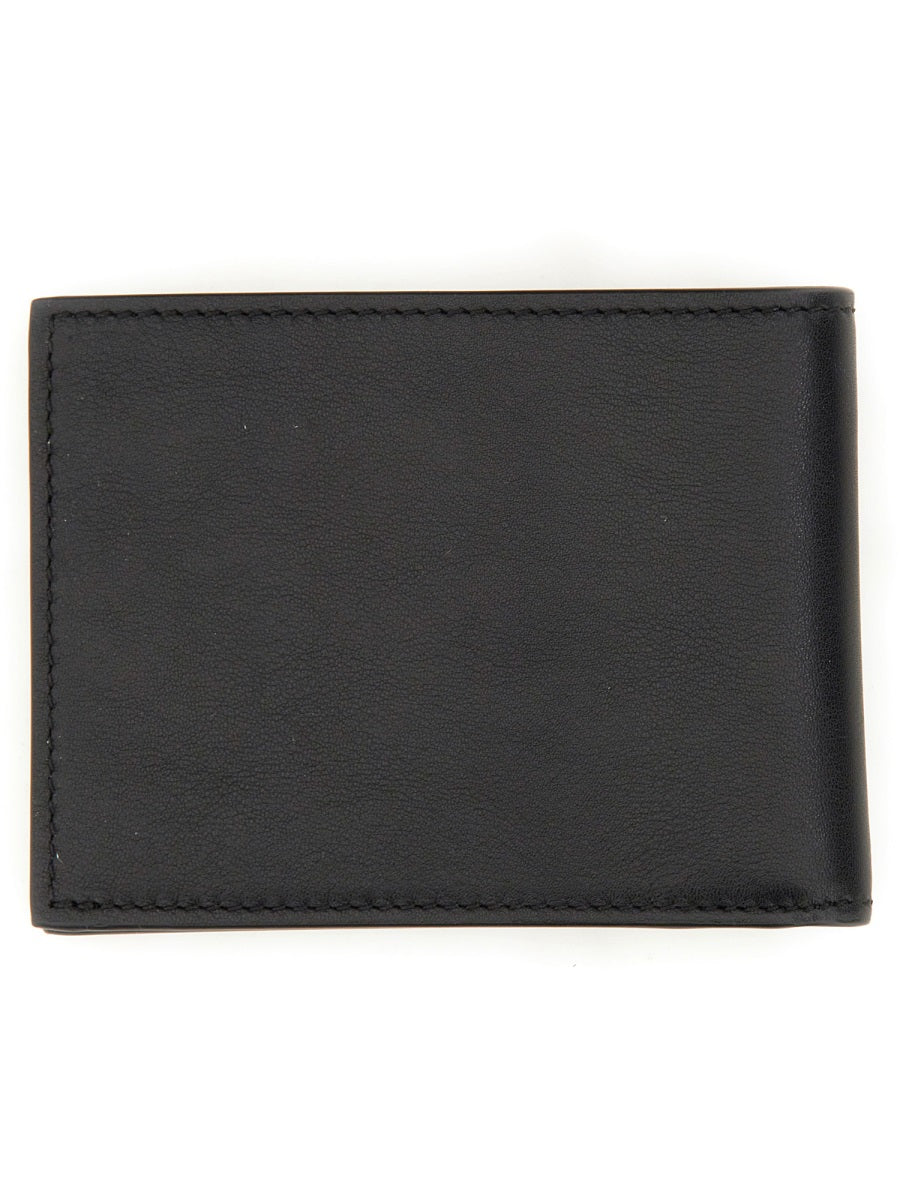 MOSCHINO COUTURE Mini Wallet with Logo for Men