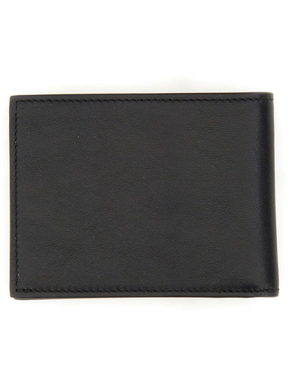 MOSCHINO COUTURE Mini Wallet with Logo for Men