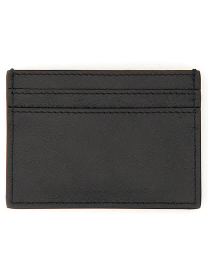 MOSCHINO COUTURE Mini Couture Card Holder with Logo - Dimensions: H 7 CM X L 10 CM