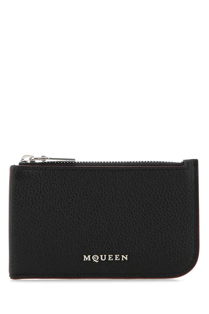 ALEXANDER MCQUEEN Mini Leather Card Holder