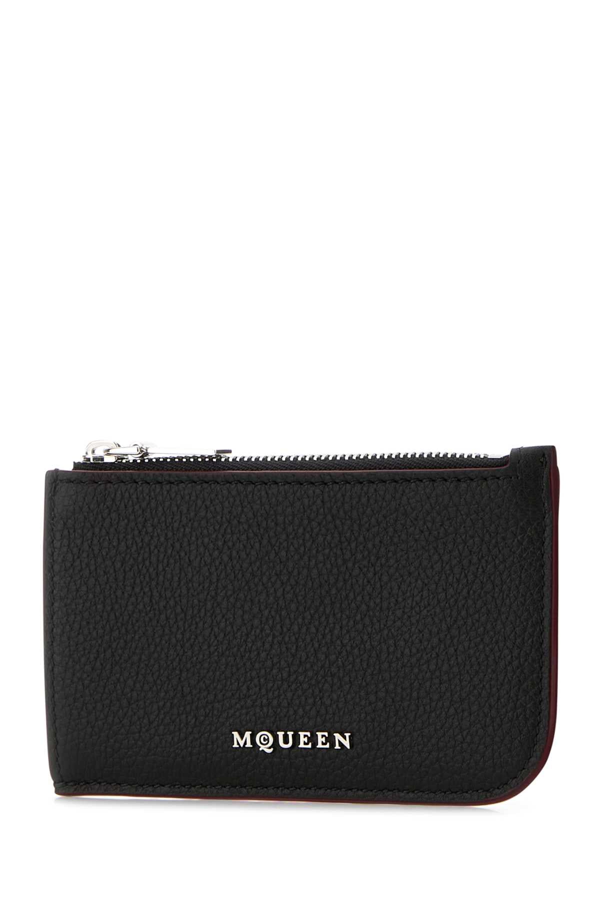 ALEXANDER MCQUEEN Mini Leather Card Holder