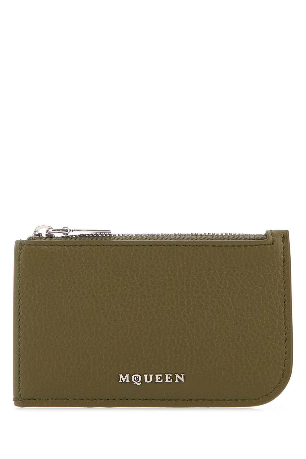 ALEXANDER MCQUEEN Leather Mini Card Holder