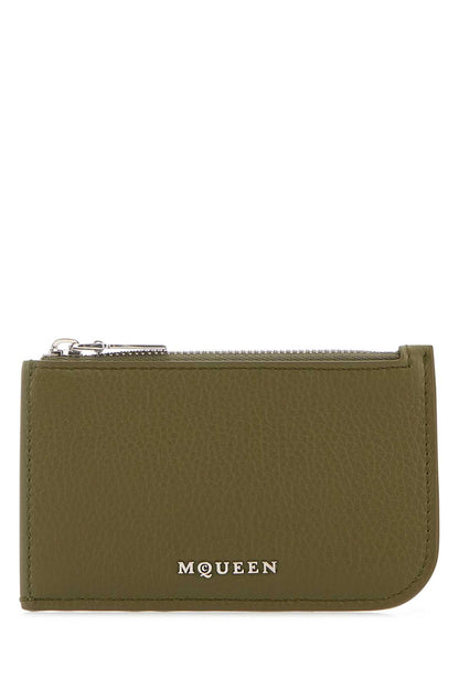 ALEXANDER MCQUEEN Leather Mini Card Holder