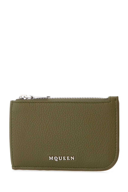 ALEXANDER MCQUEEN Leather Mini Card Holder