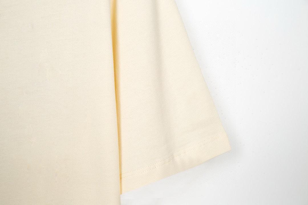 Gucci T-Shirt Beige Crew Neck - Luxury Cotton Essential