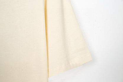 Gucci T-Shirt Beige Crew Neck - Luxury Cotton Essential