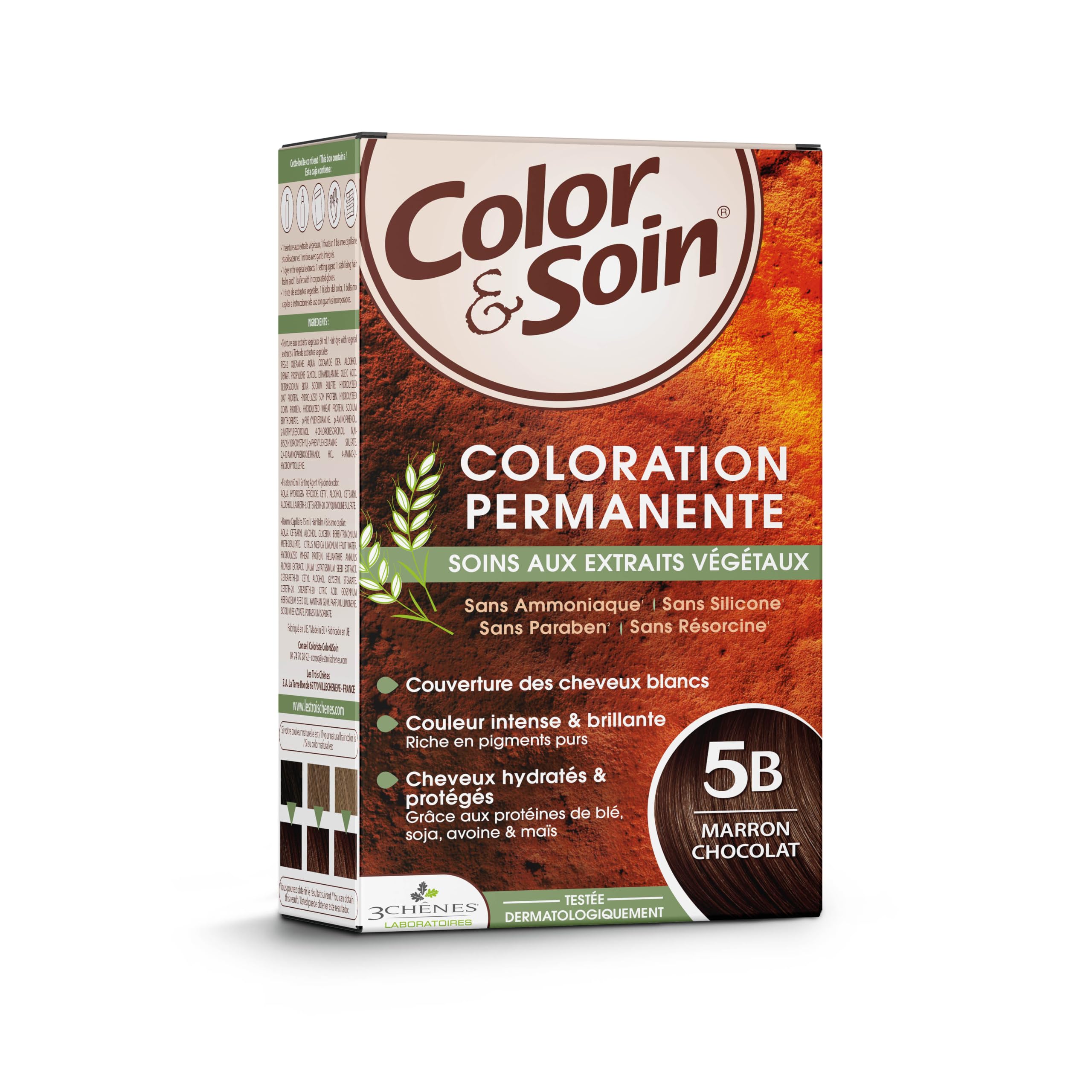 Color&amp;Soin 5B Chocolate Brown - Natural Hair Color | 5.1 fl oz