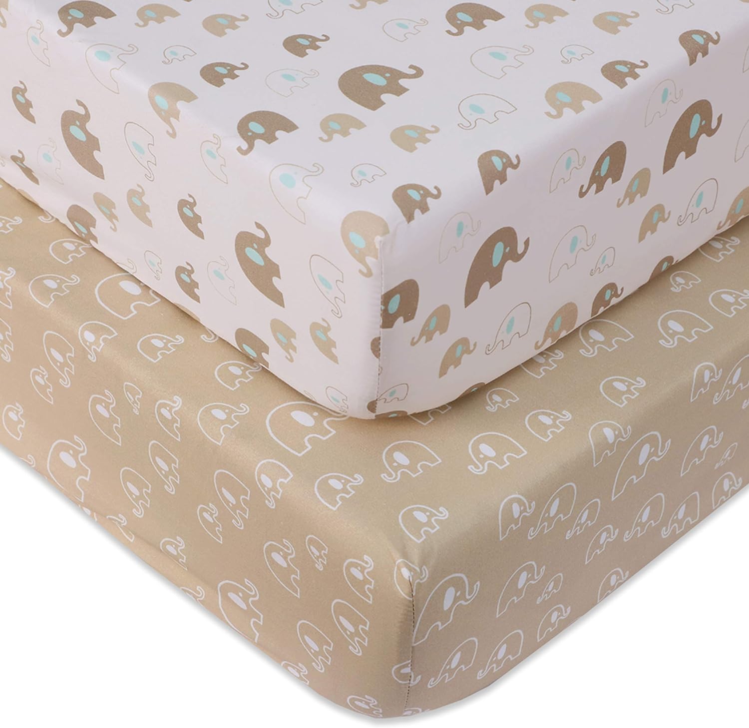 Cuddles &amp; Cribs Soft Cotton 4 Piece Baby Crib Bedding Set Reversible Comforter