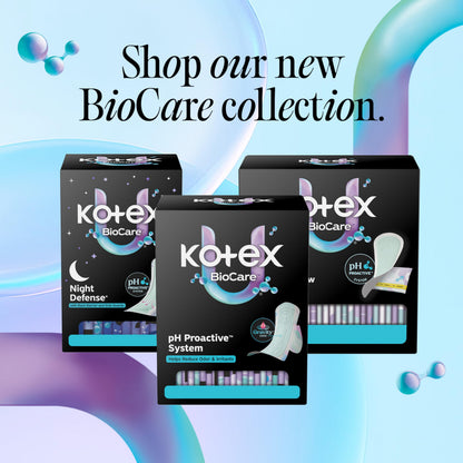 Kotex Regular Daily Pads - 56 Count | Soft and Breathable