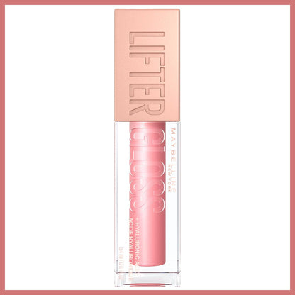 Maybelline New York Lifter Gloss - Hyaluronic Acid Lip Gloss for Fuller Lips, Moisturizing &amp; Non-Sticky
