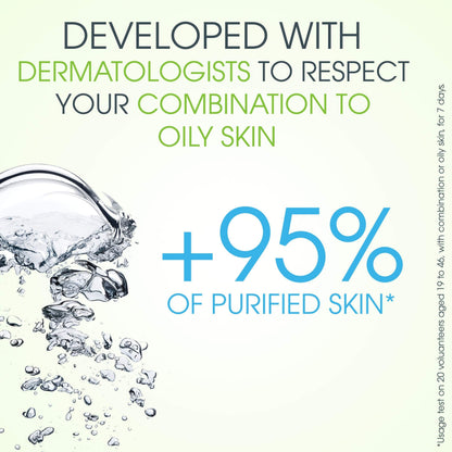Bioderma Sebium Skincare Set for Oily Skin - Gentle Cleansing &amp; Non-Comedogenic - Sebium H2O &amp; Foaming Gel