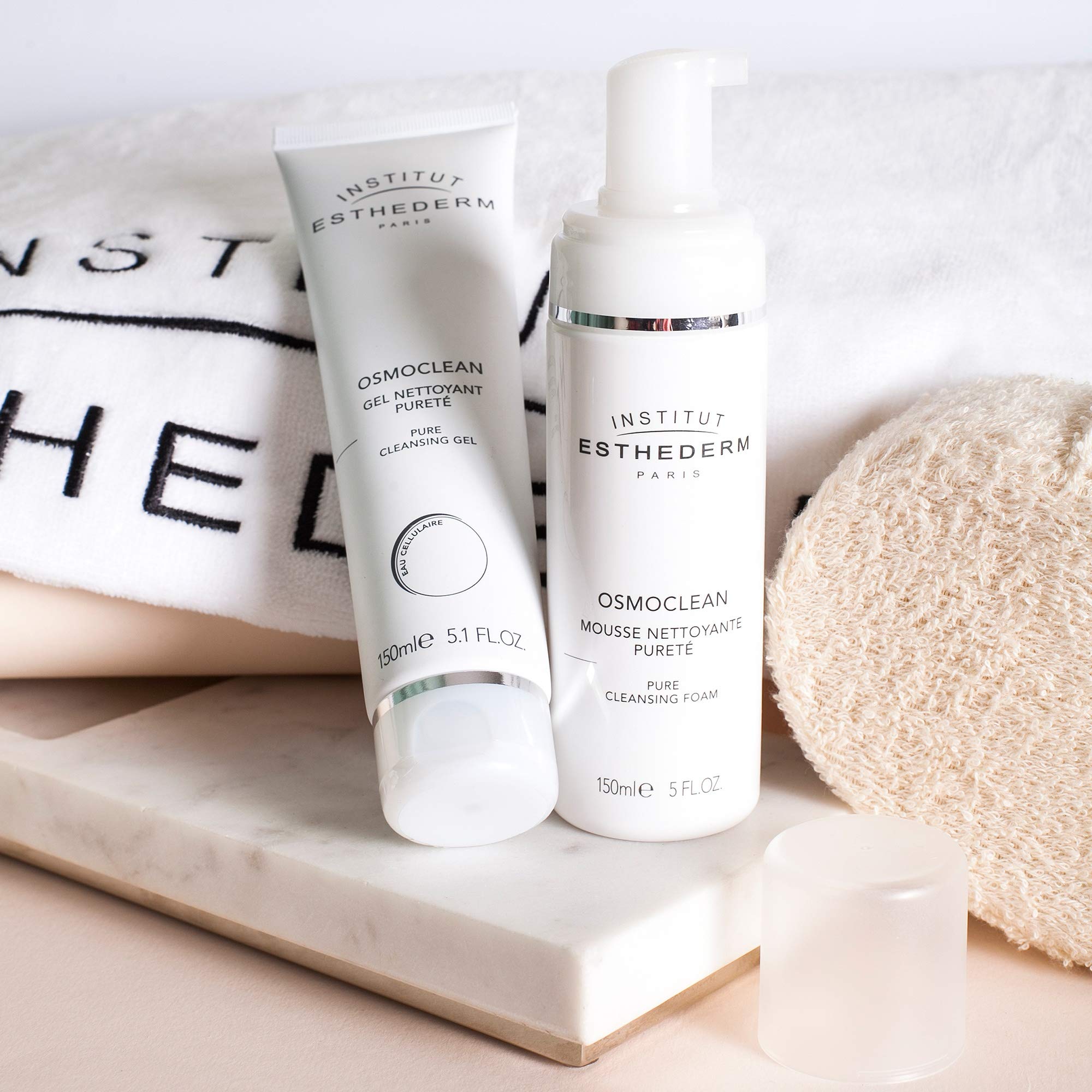 Esthederm Osmoclean Pure Cleansing Gel for Normal to Combination Skin - Gentle, Balancing &amp; Nourishing