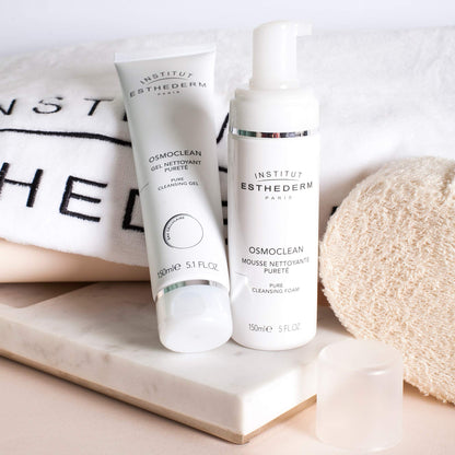Esthederm Osmoclean Pure Cleansing Gel for Normal to Combination Skin - Gentle, Balancing &amp; Nourishing