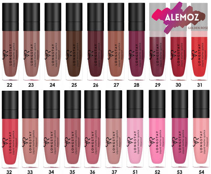 Golden Rose Matte Lipkit Warm Sable - Long-Lasting Liquid Lipstick &amp; Lipliner Set
