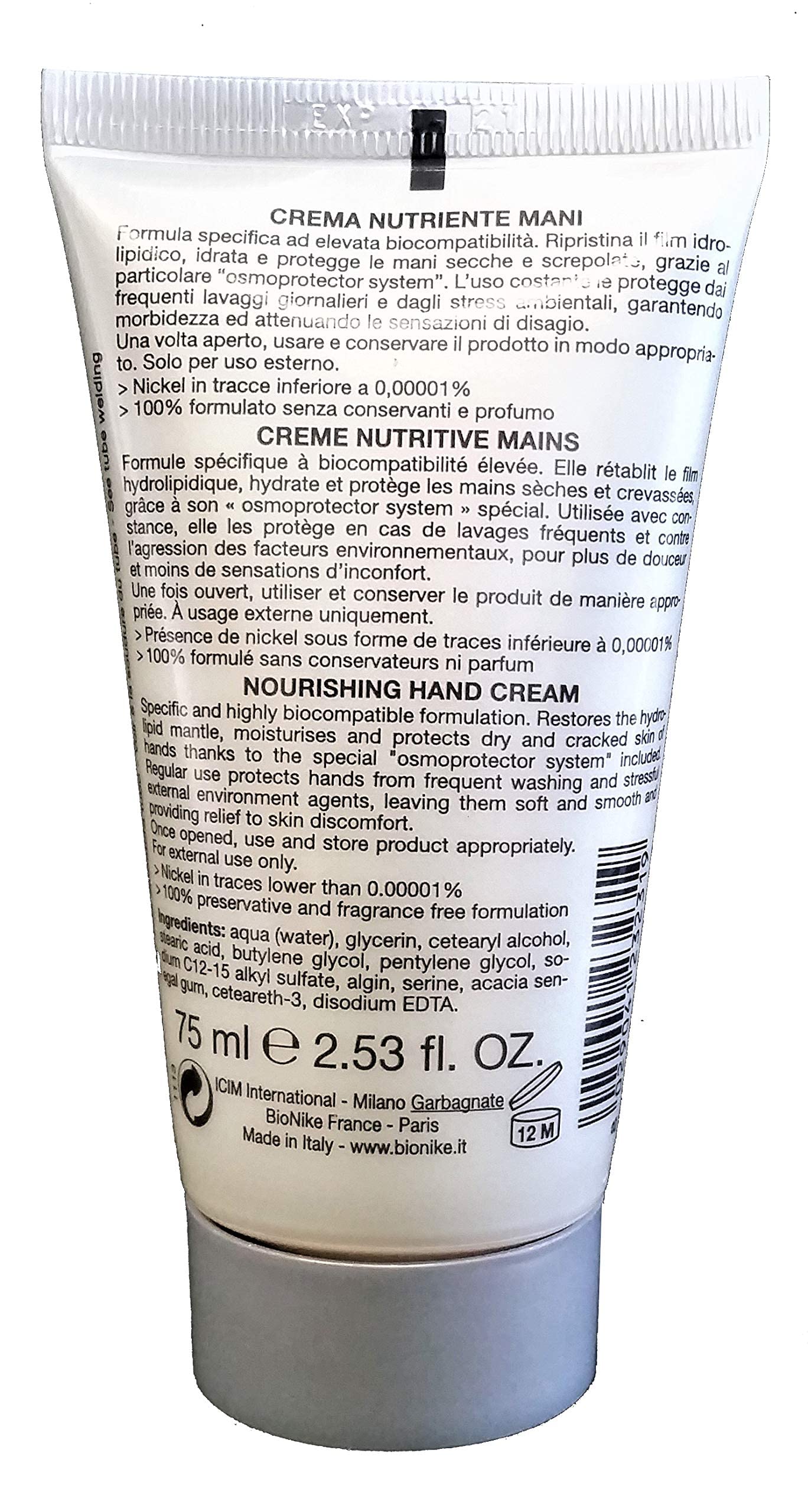 BioNike Proxera Hand Cream 75ml - Moisturizing &amp; Nourishing Hand Care for Dry Hands
