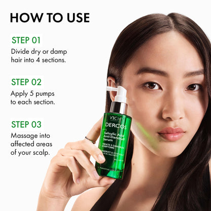 Vichy Dercos Anti-Dandruff Shampoo for Sensitive Scalps - Gentle, Effective Treatment - 200ml