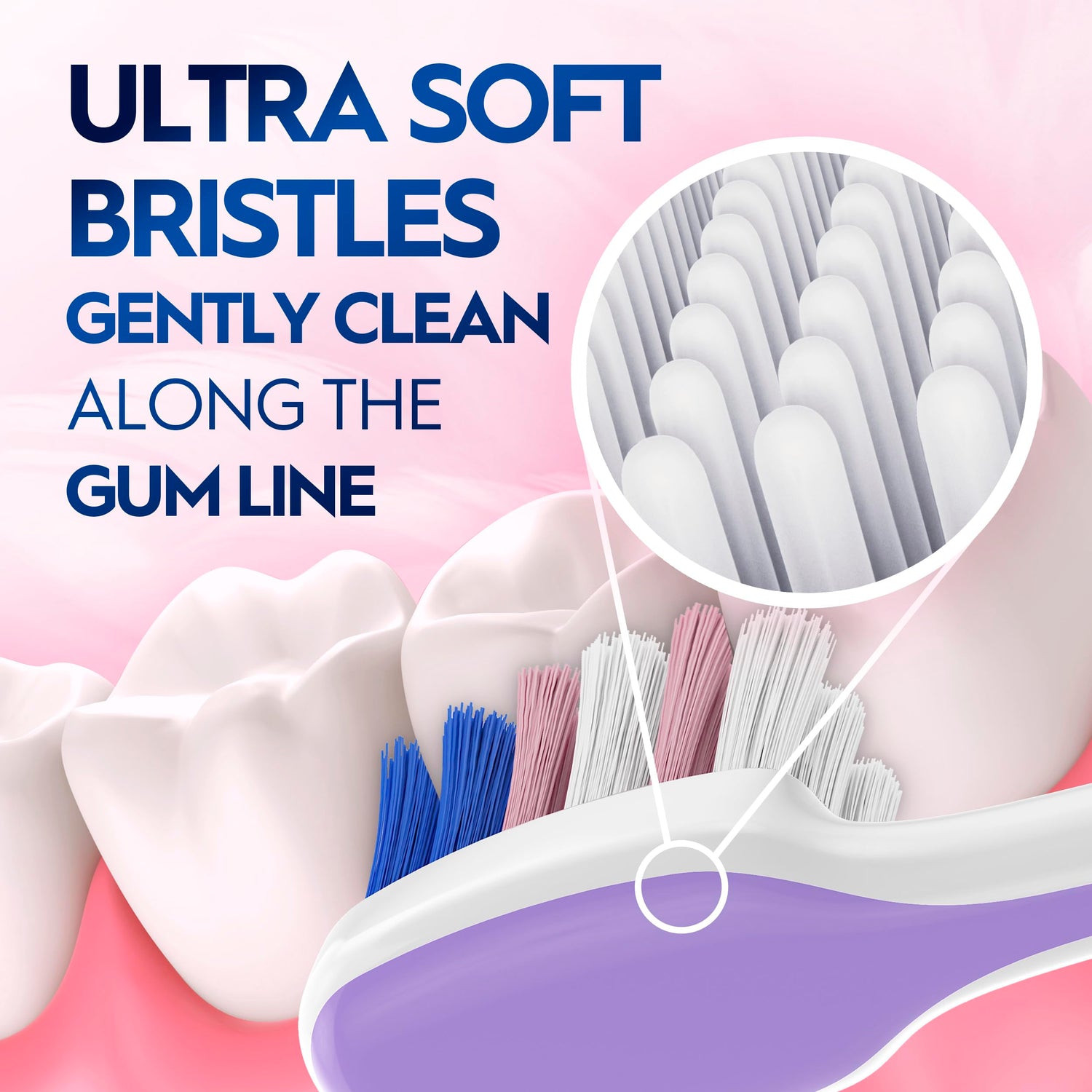 Oral-B Pro-Flex Soft Manual Toothbrush - Gentle Oral Care for Sensitive Teeth and Gums