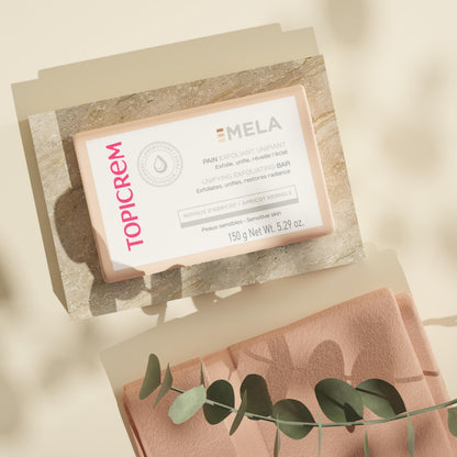 Topicrem Exfoliating Soap Bar for Sensitive Skin - Gentle Exfoliation &amp; Natural Ingredients