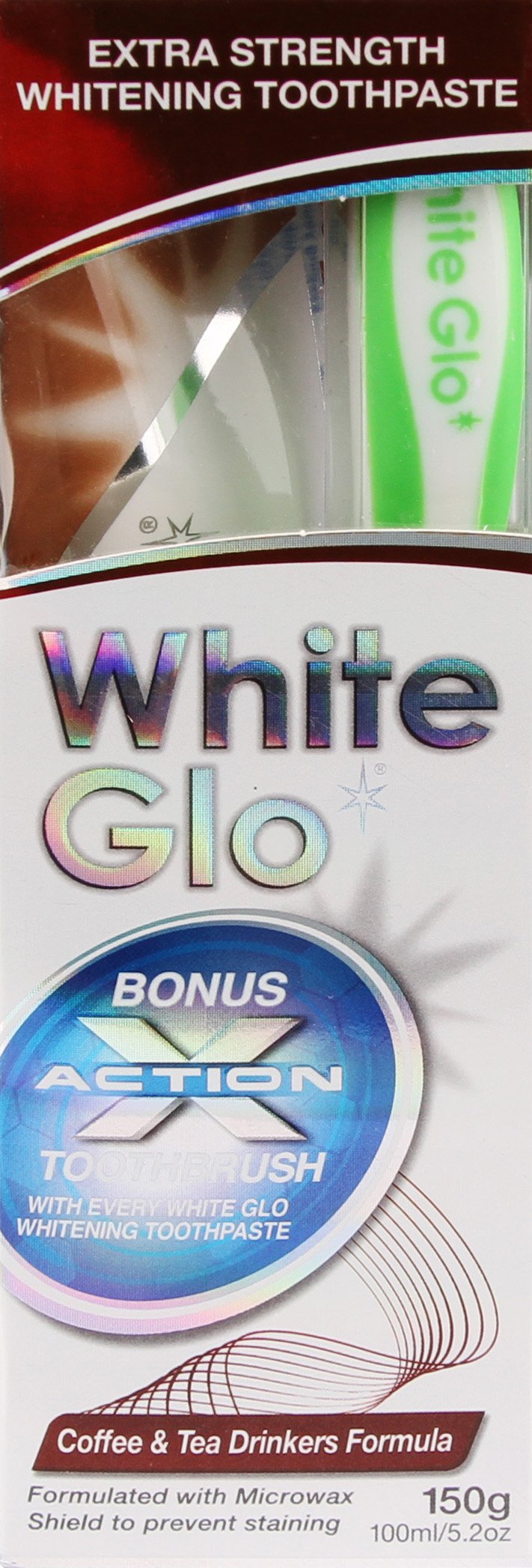 White Glo Whitening Toothpaste 100ml - Stain Remover | Coffee &amp; Tea
