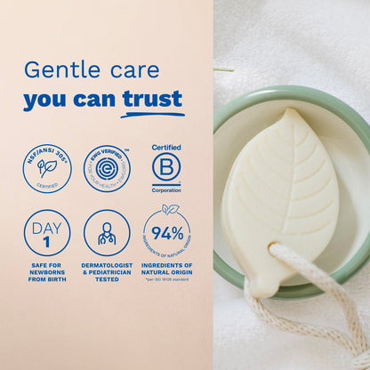 Mustela Shampoo &amp; Body Cleanser Bar - Gentle Family Formula | 75g