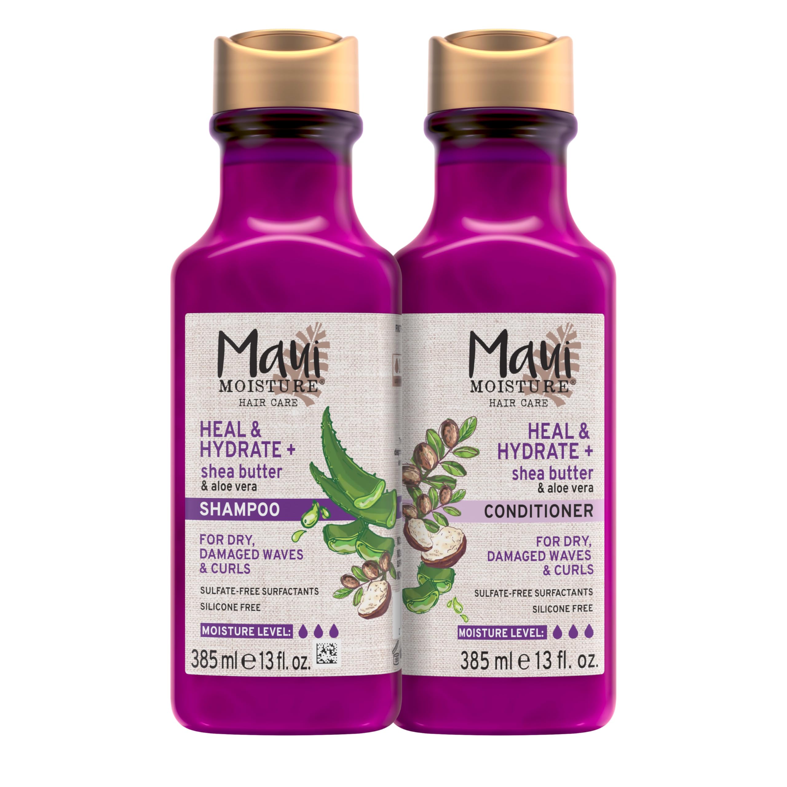 Maui Moisture Strength &amp; Length Agave Conditioner 385ml - Nourishing Aloe Vera Hair Care for Damaged Hair