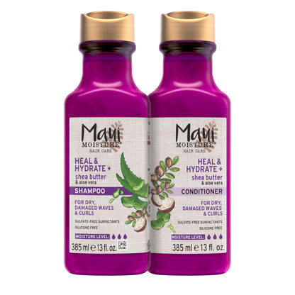 Maui Moisture Strength &amp; Length Agave Conditioner 385ml - Nourishing Aloe Vera Hair Care for Damaged Hair