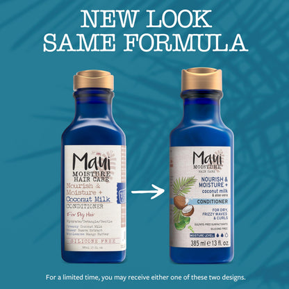 Maui Moisture Nourishing + Coconut Milk Hair Conditioner for Dry Hair - 13.01 fl oz