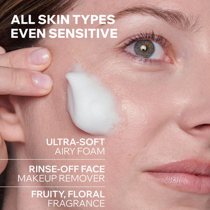 Uriage Gentle Facial Cleansing Foam &amp; Makeup Remover - Suitable for Normal &amp; Combination Skin Types