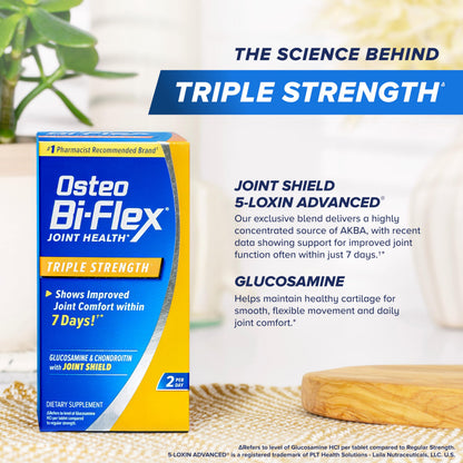 Osteo Bi-Flex 5-Loxin Advanced Boswellia Extract - Essential Joint Support | 120 Tablets