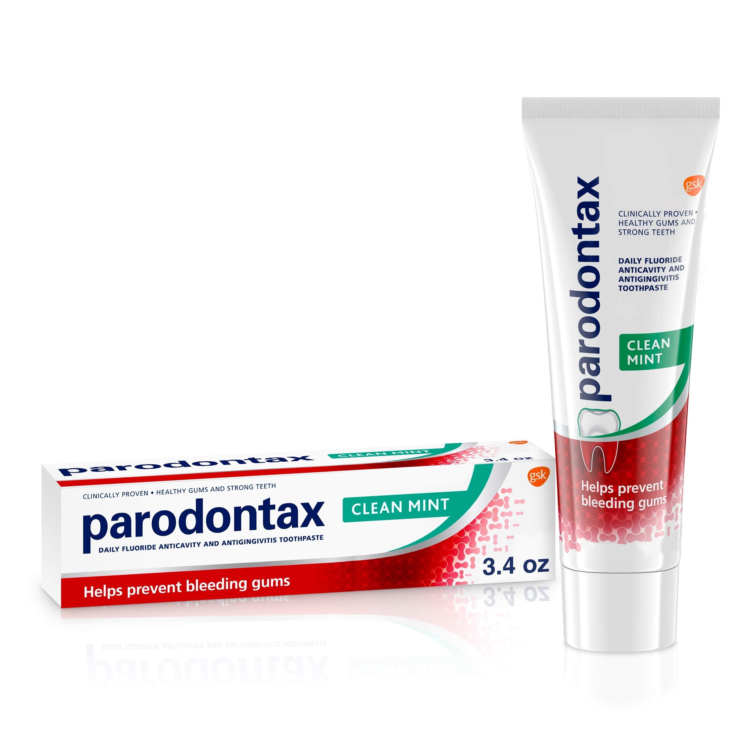 Parodontax Advanced Whitening Toothpaste 75ml - Fluoride Toothpaste for Healthy Gums &amp; Whiter Teeth