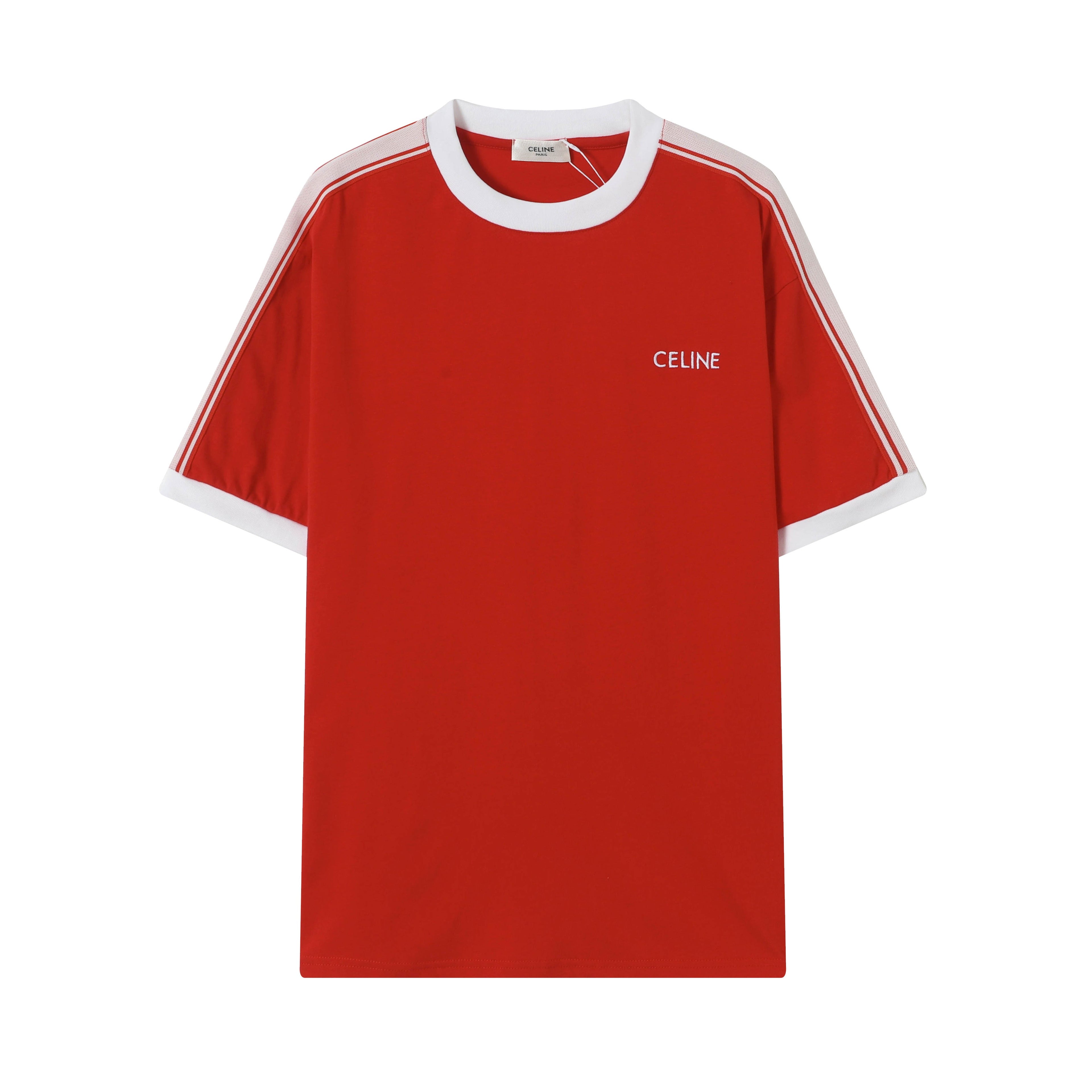 CELINE PARIS loose t-shirt in cotton jersey