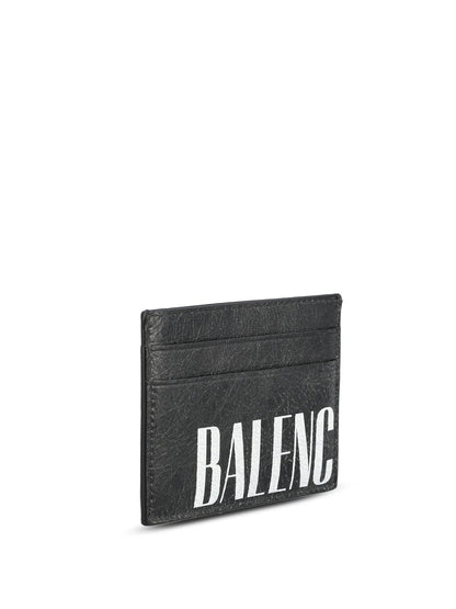 BALENCIAGA Mini Leather Card Holder