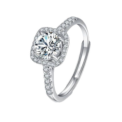 Simulation Adjustable Wedding Ring Set